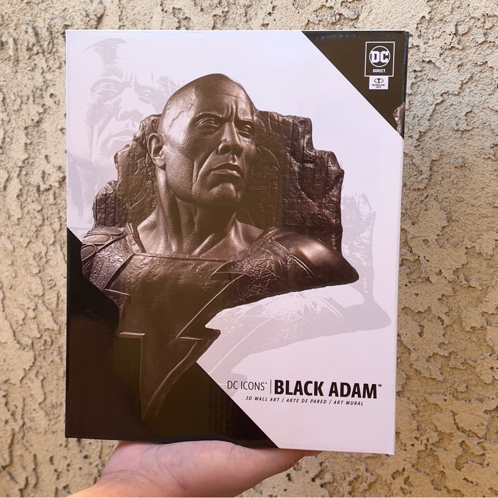 DC Black Adam 3D Wall Art